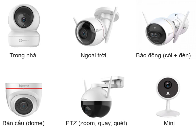Đầy đủ loại camera giá rẻ sài gòn