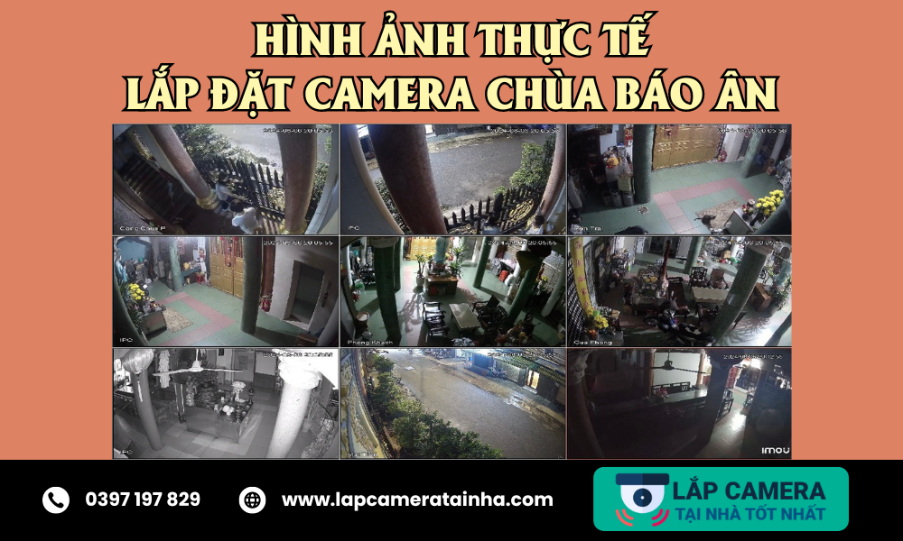 Lắp đặt camera quan sát chùa Báo Ân quận 1