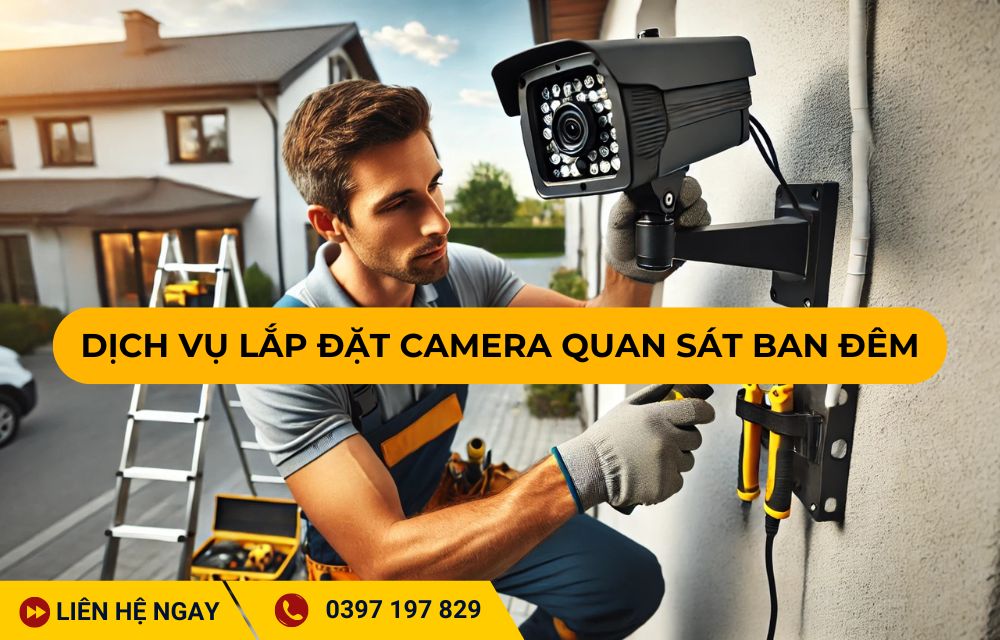 Dịch vụ lắp đặt camera quan sát ban đêm
