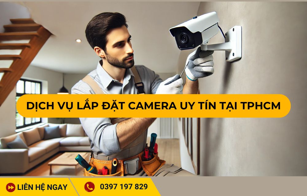 Dịch vụ lắp đặt camera uy tín tại TPHCM