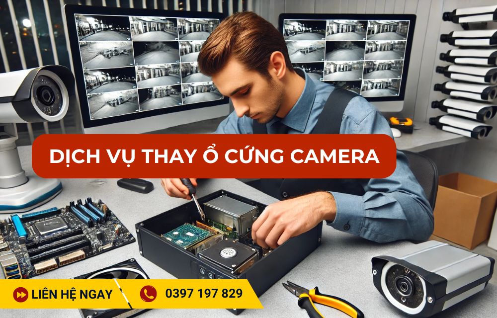 Dịch vụ thay ổ cứng camera