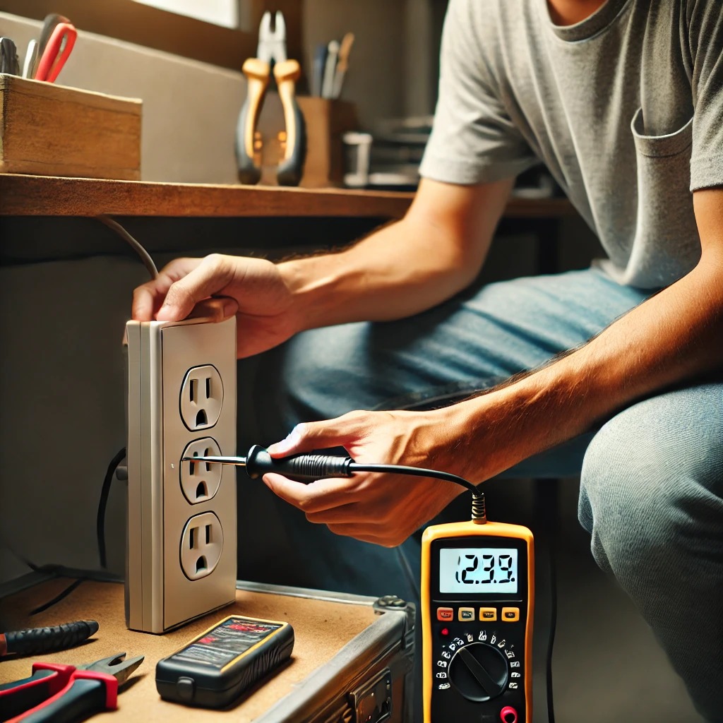 Kiểm tra nguồn điện và ổ cắm