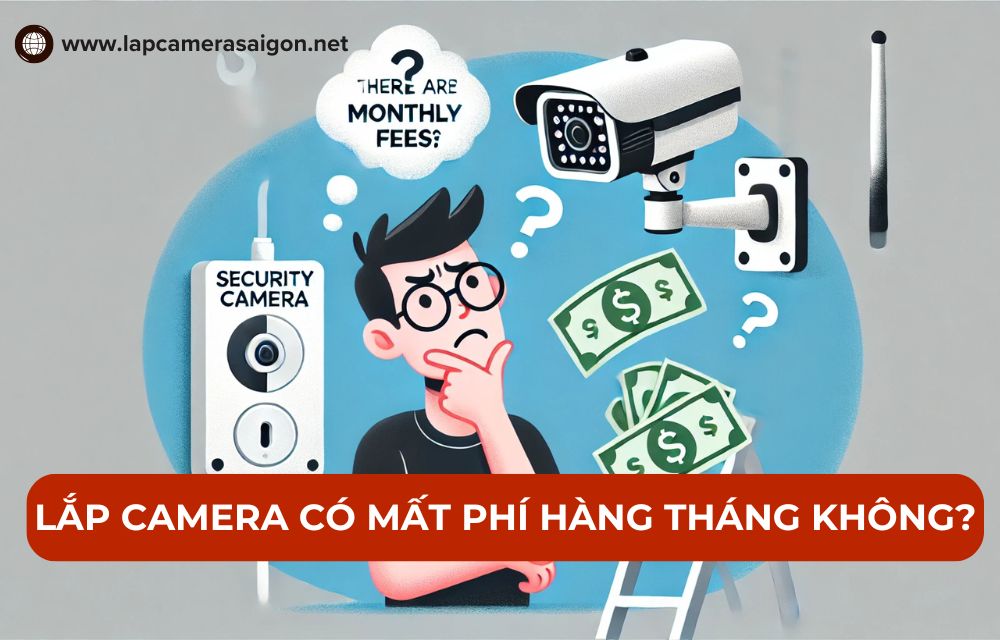 Lắp camera có mất phí hàng tháng không