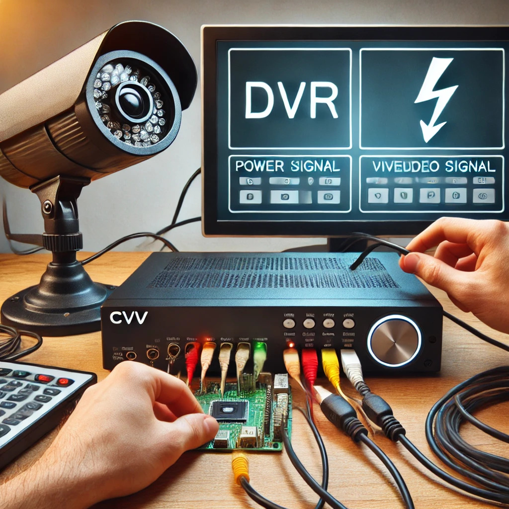 Lỗi màn hình đầu ghi camera